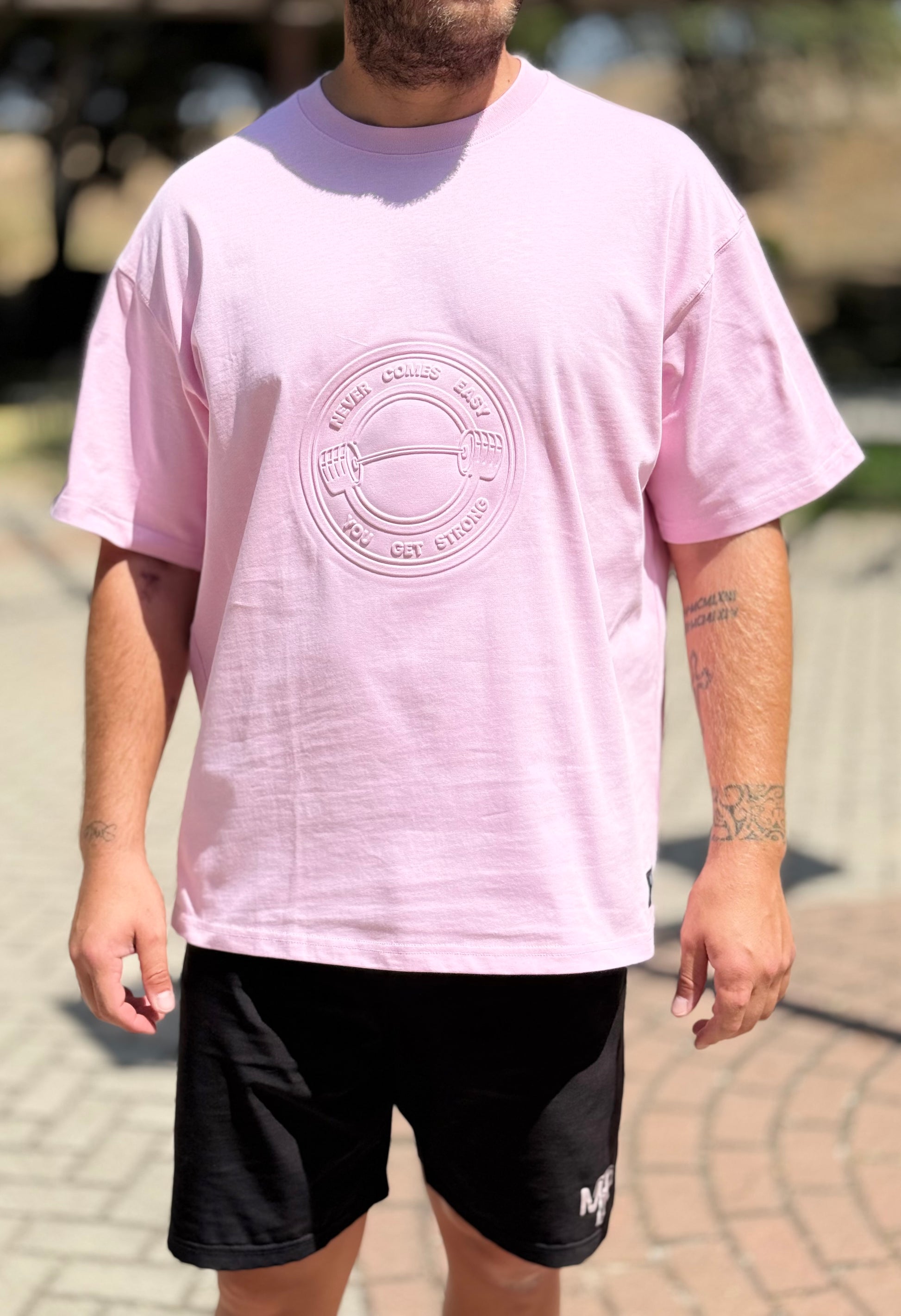 Camiseta Strong M2B - Rosa Audaz