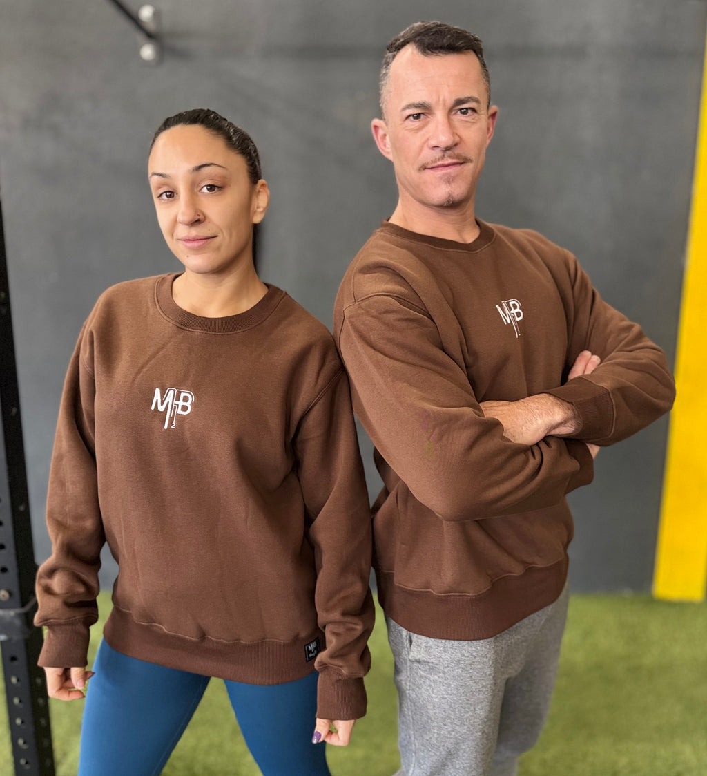 Sudadera Marrón Chocolate