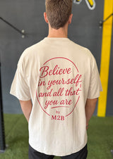 Camiseta lavada Believe