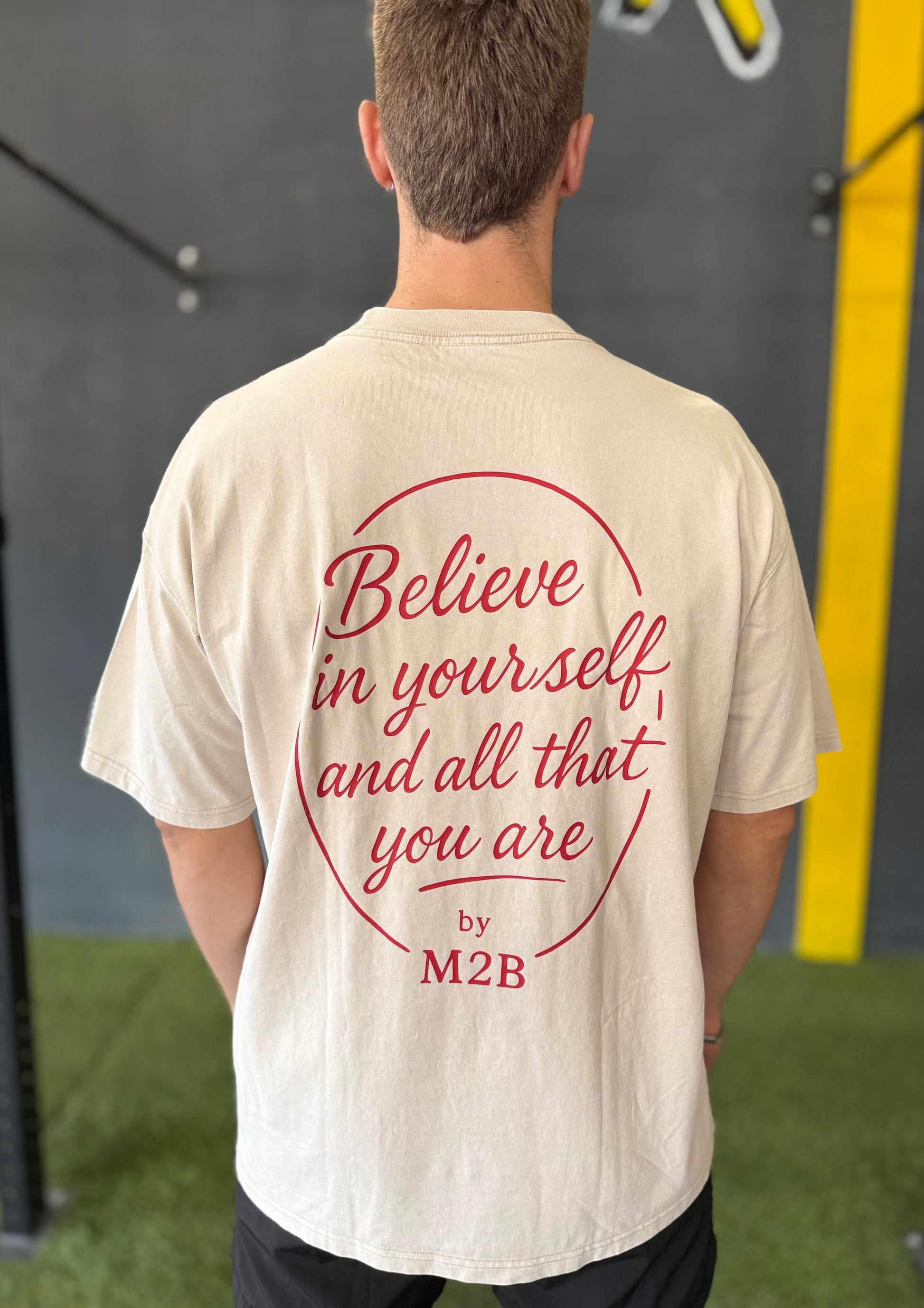 Camiseta lavada Believe