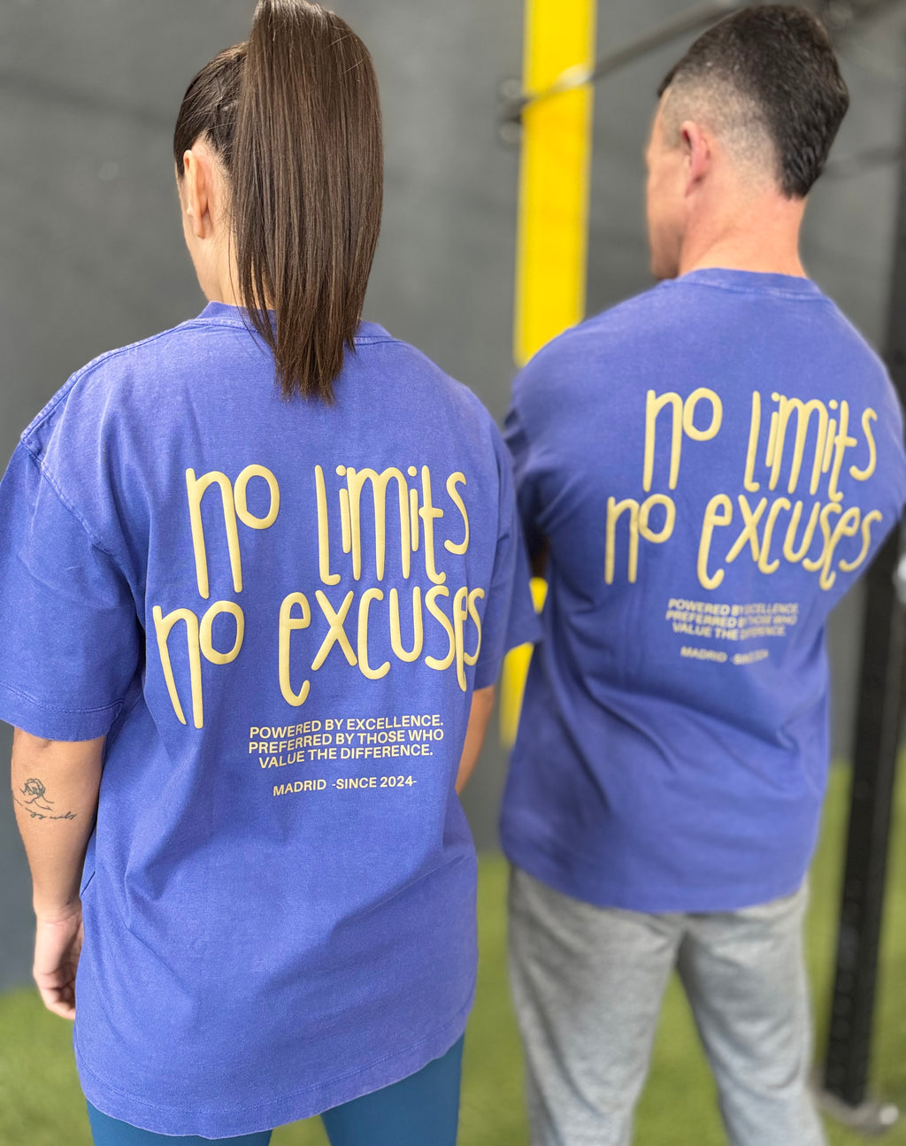 Camiseta Azul Marino No Limit, No Excuses