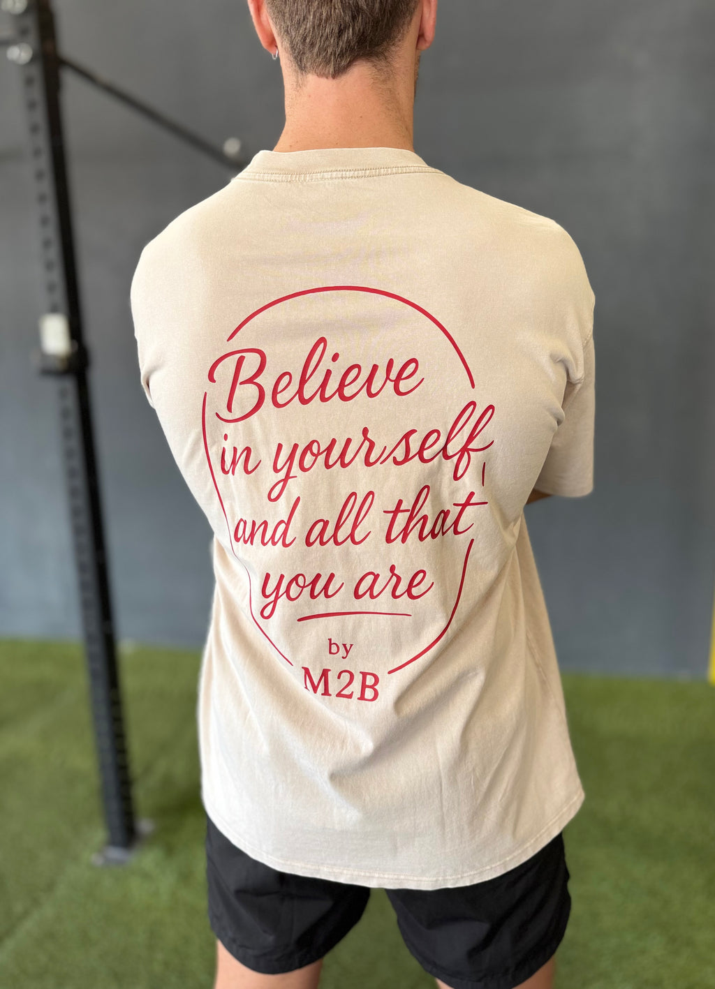 Camiseta lavada Believe