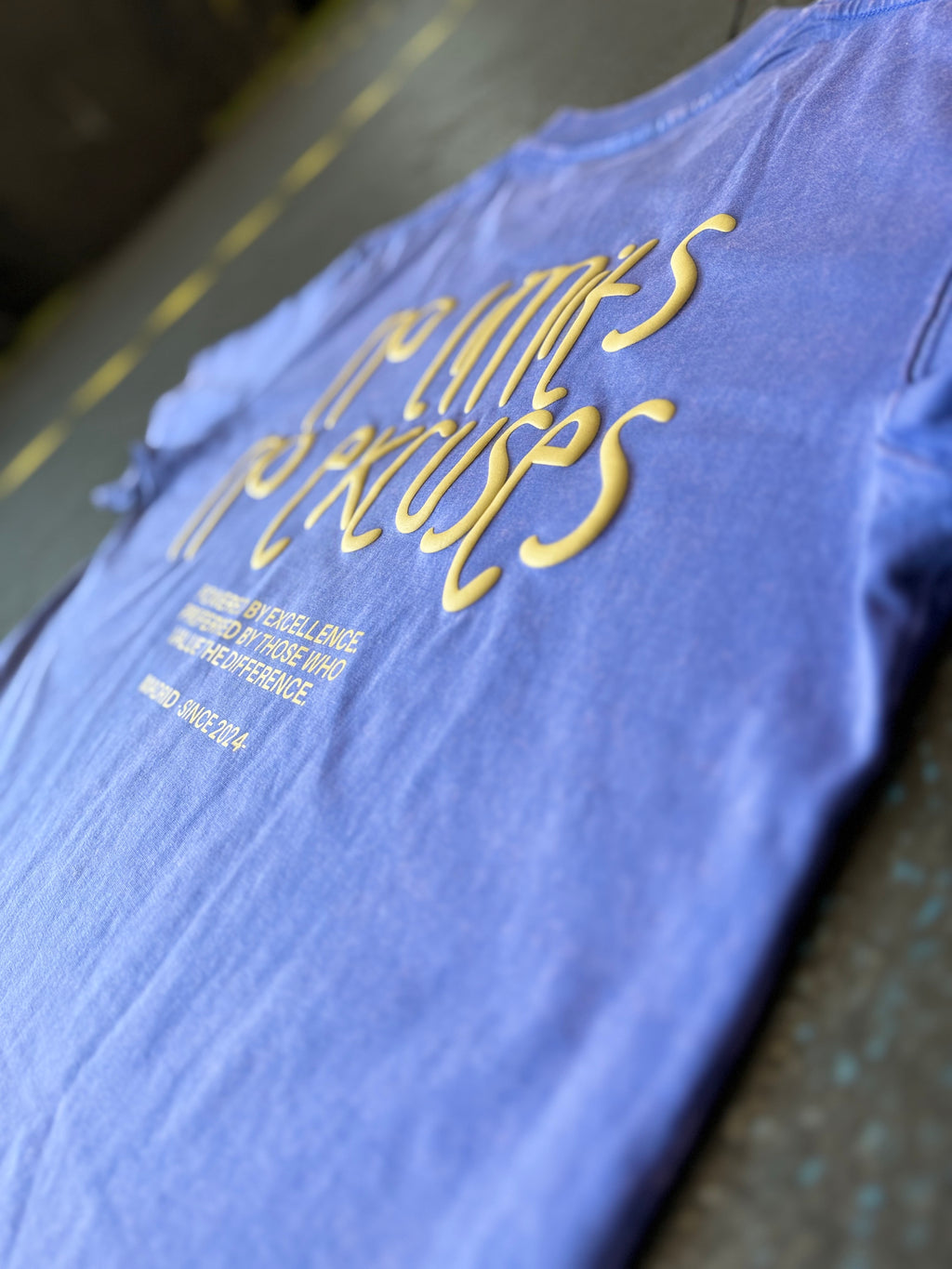 Camiseta Azul Marino No Limit, No Excuses