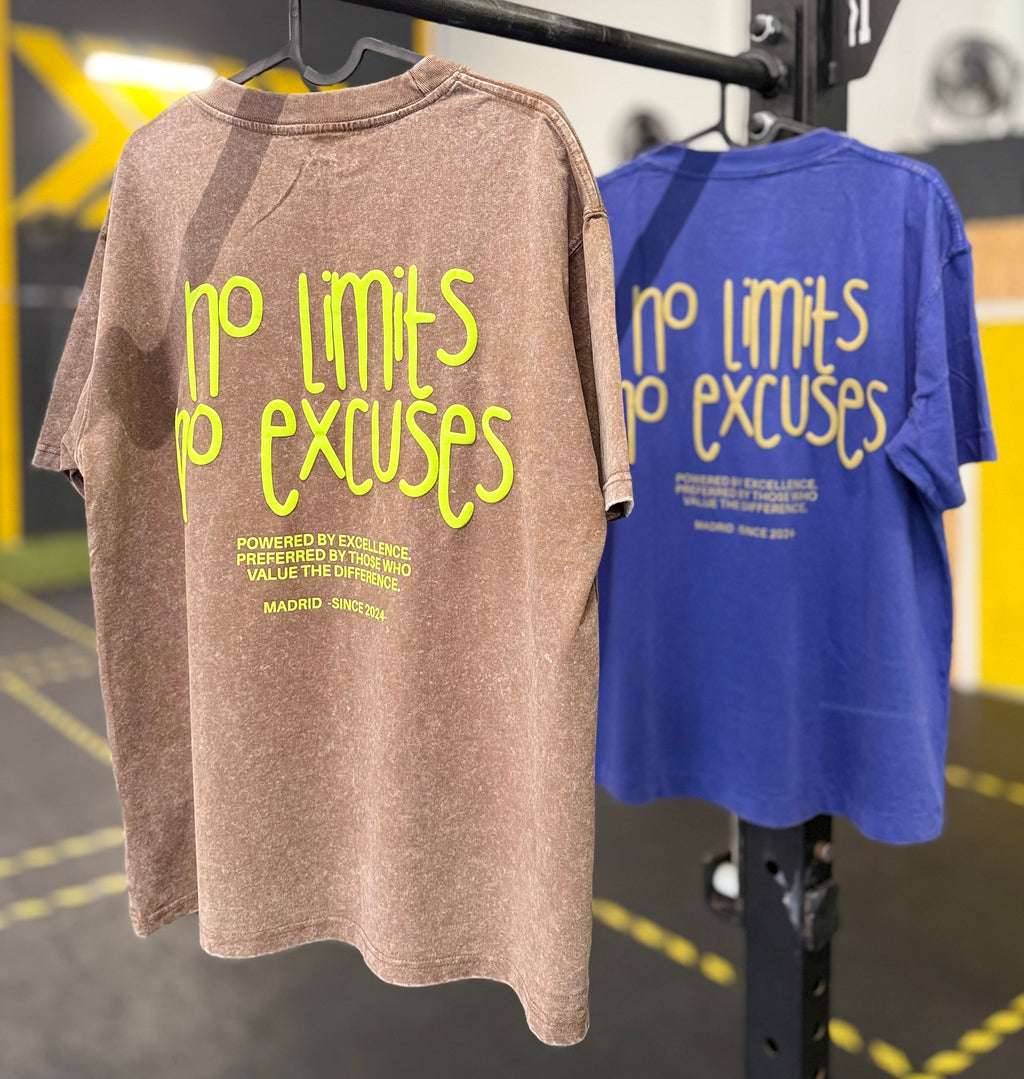 Camiseta Marrón No Limit, No Excuses