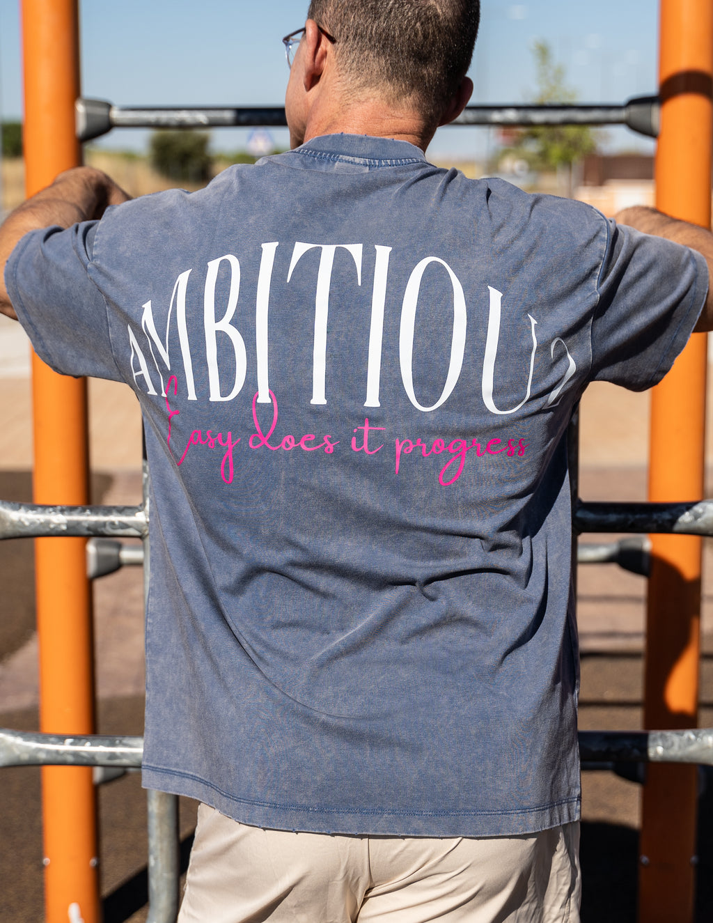 Camiseta vintage Ambitiou2.0 vaquera