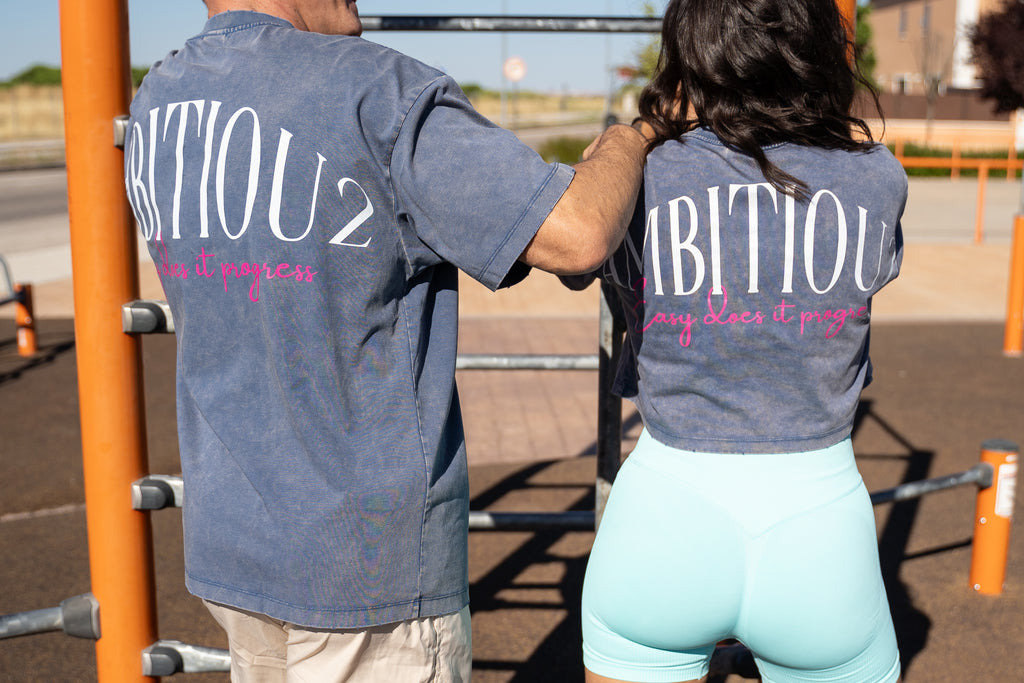Camiseta vintage Ambitiou2.0 vaquera
