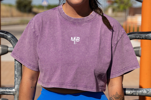 Crop top Ambitiou2.0 morada