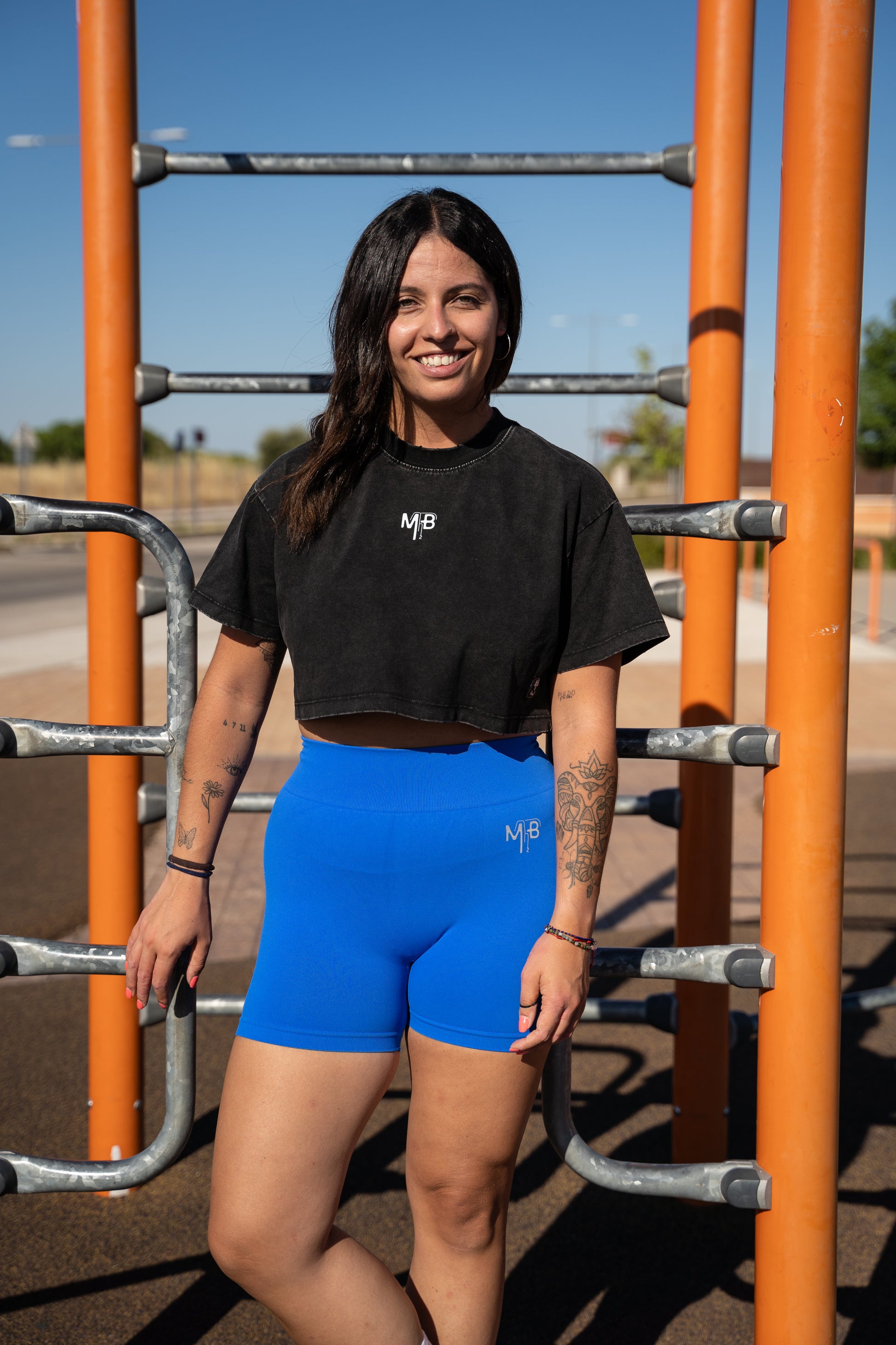 Short Deportivo M2B Electric Blue