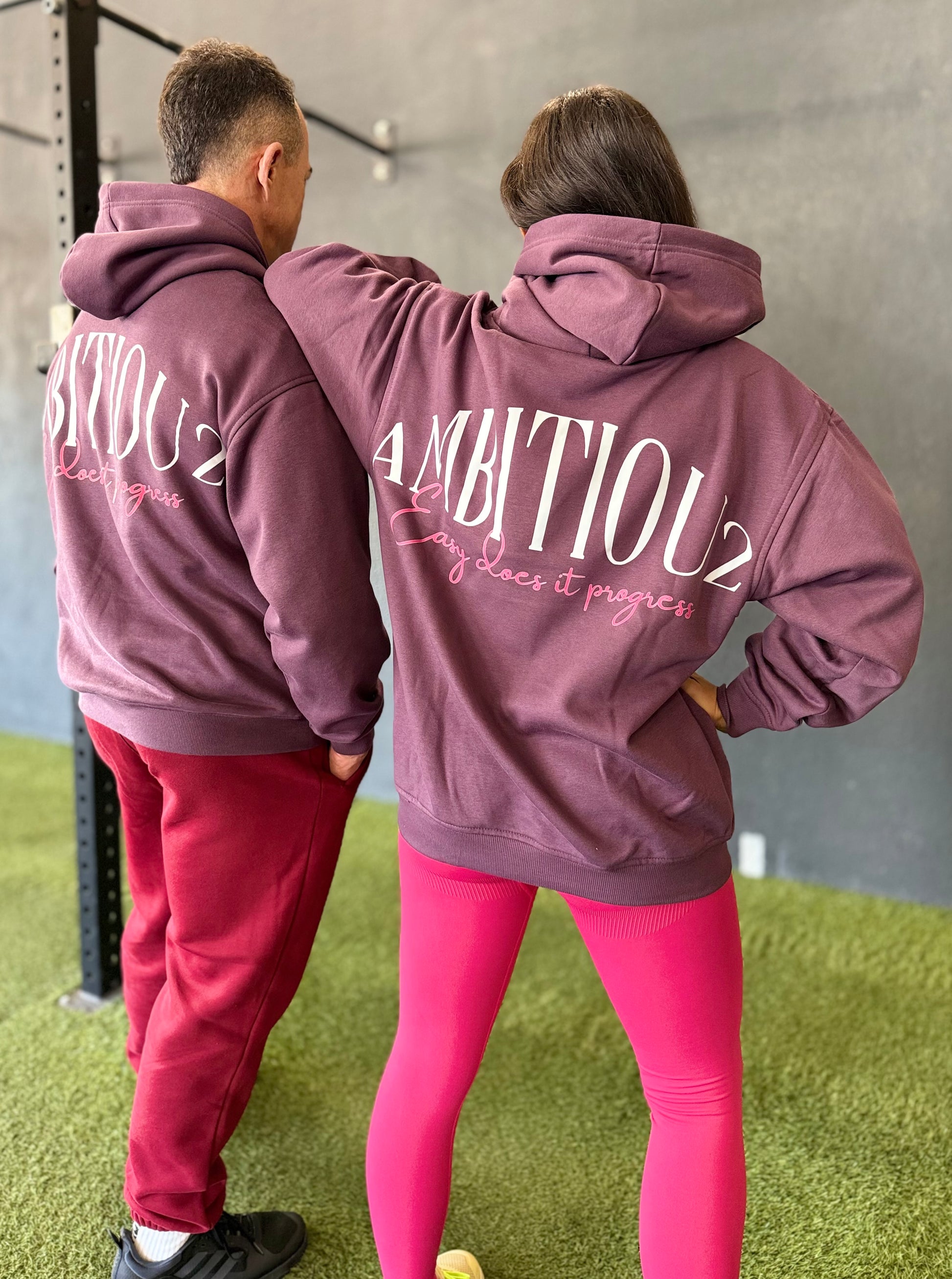 Sudadera morada Ambitiou2