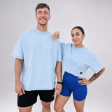 Camiseta oversize Azul cielo