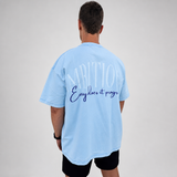 Camiseta oversize Azul cielo