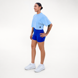 Crop top Azul cielo
