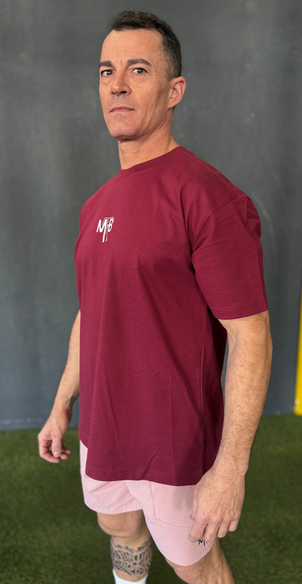 Camiseta Oversize Granate Ambitiou2.0