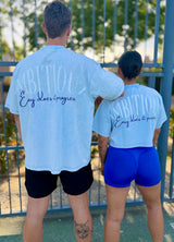 Camiseta oversize Azul cielo