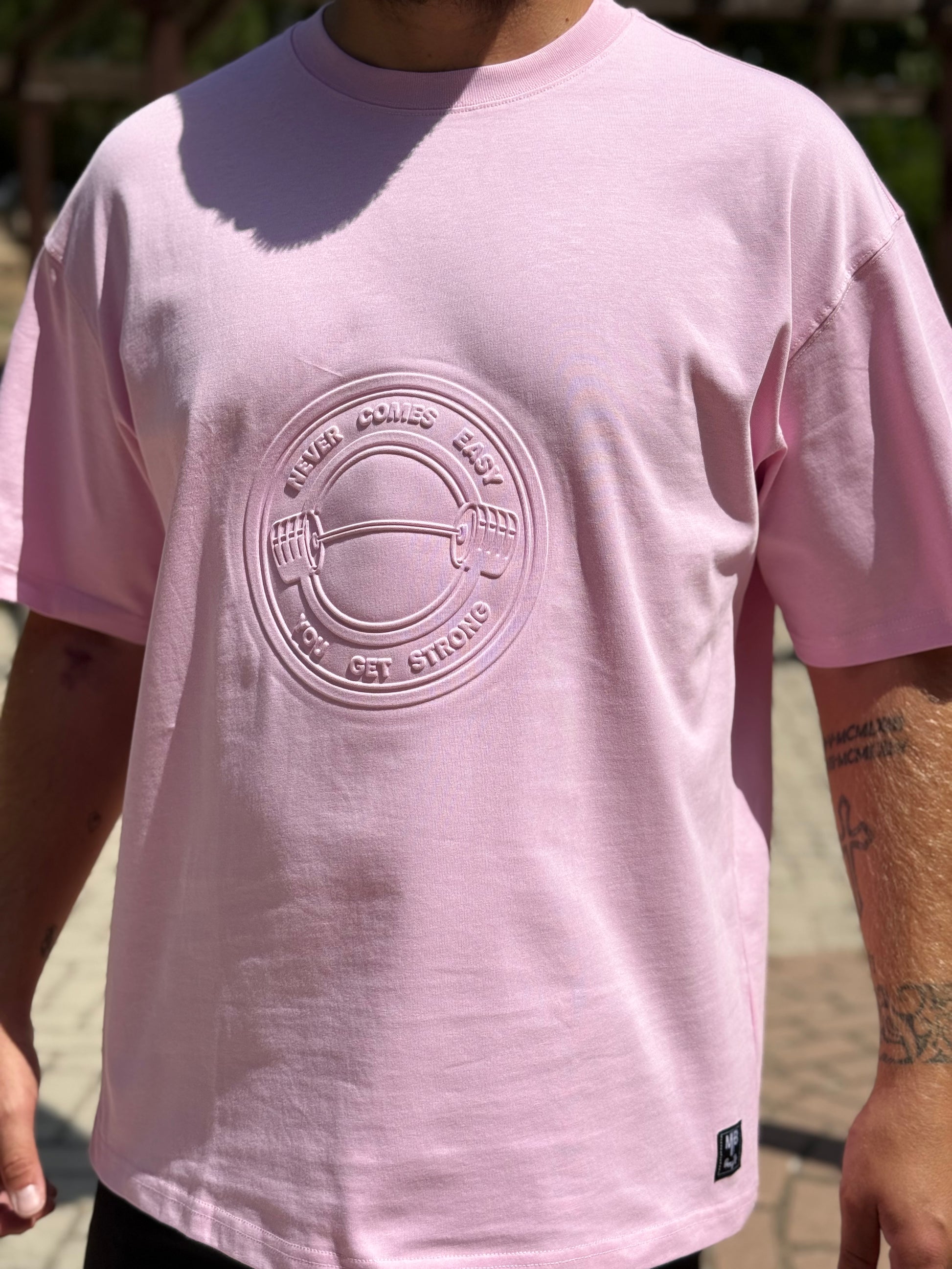 Camiseta Strong M2B - Rosa Audaz