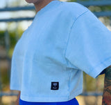 Crop top Azul cielo