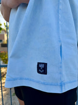 Camiseta oversize Azul cielo